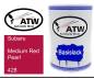 Preview: Subaru, Medium Red Pearl, 428: 500ml Lackdose, von ATW Autoteile West.